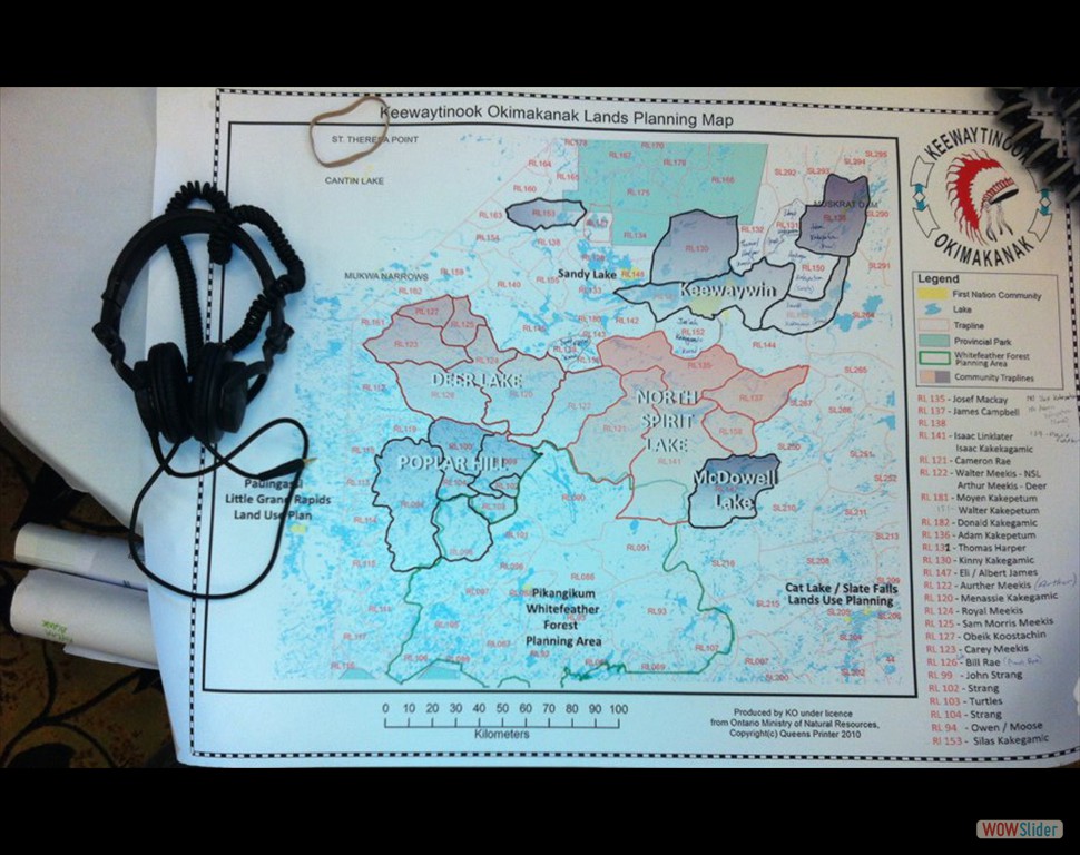 Map of communities