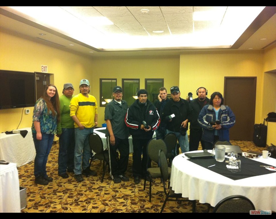 The team with Rebecca