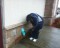 Participant recording water sounds
